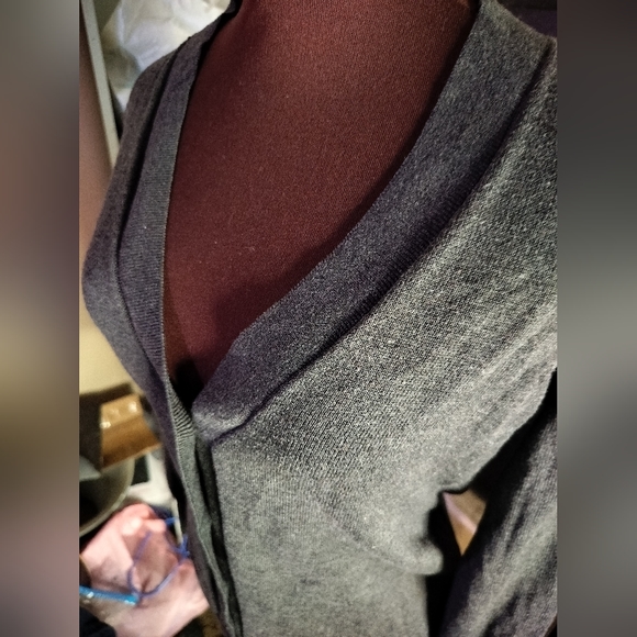 NWOT BLK // LT Button Up Cardigan - Picture 3 of 8